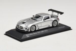 Mercedes SLS AMG GT3 Silver Minichamps 1:43 410113202 Metall — bild 2 av 4