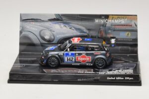 Mini Cooper #142 Von Bohlen / F. Grohs Schirra Motorsport Nurburgring 24 Hours 2011 Minichamps 1:43 Mini Cooper #142 Von Bohlen / F. Grohs Schirra Motorsport Nurburgring 24 Hours 2011 Minichamps 1:43 43112142 Metall