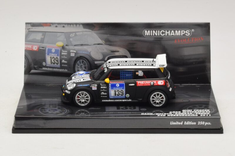 Mini Cooper Dörr Motorsport #139 Hahn / Holoch 24 Hours of Nürburgring 2011 Minichamps 1:43 437112139 Metall