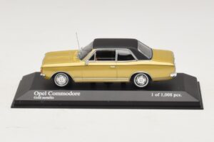 Opel Commodore A Guld Metallic Minichamps 1:43 430046165 Metall