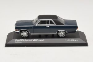 Opel Diplomat A V8 Coupe Mörkblå Minichamps 1:43 400048021 Metall