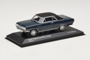 Opel Diplomat A V8 Coupe Mörkblå Minichamps 1:43 400048021 Metall — bild 2 av 4