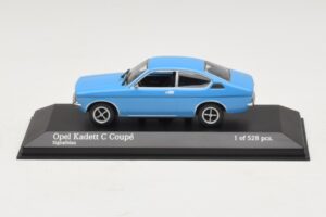 Opel Kadett C Coupe Blå Minichamps 1:43 430045628 Metall