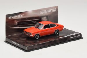 Opel Kadett C Coupé Presentation IAA Frankfurt Röd Minichamps 1:43 436045620 Metall — bild 2 av 4