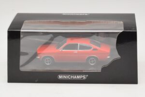 Opel Kadett C Coupé Presentation IAA Frankfurt Röd Minichamps 1:43 436045620 Metall — bild 4 av 4