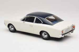 Opel Rekord C Coupé Vit Blå Minichamps 1:18 107047021 Resin — bild 5 av 6