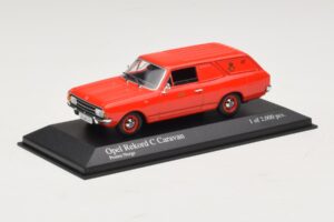 Opel Rekord Caravan Norwegian Post Minichamps 1:43 433046195 Metall — bild 2 av 4