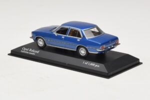 Opel Rekord D Blå Metallic Minichamps 1:43 400044002 Metall — bild 3 av 4