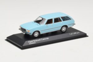 Opel Rekord D Caravan Ljusblå Minichamps 1:43 400044014 Metall — bild 2 av 4
