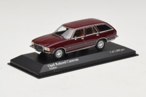 Opel Rekord D Caravan Röd Minichamps 1:43 400044012 Metall — bild 2 av 4