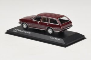 Opel Rekord D Caravan Röd Minichamps 1:43 400044012 Metall — bild 3 av 4