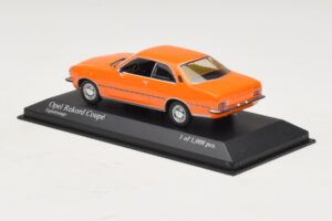 Opel Rekord D Coupé Orange Minichamps 1:43 400044024 Metall — bild 3 av 4