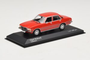 Opel Rekord D Röd Minichamps 1:43 400044004 Metall — bild 2 av 4