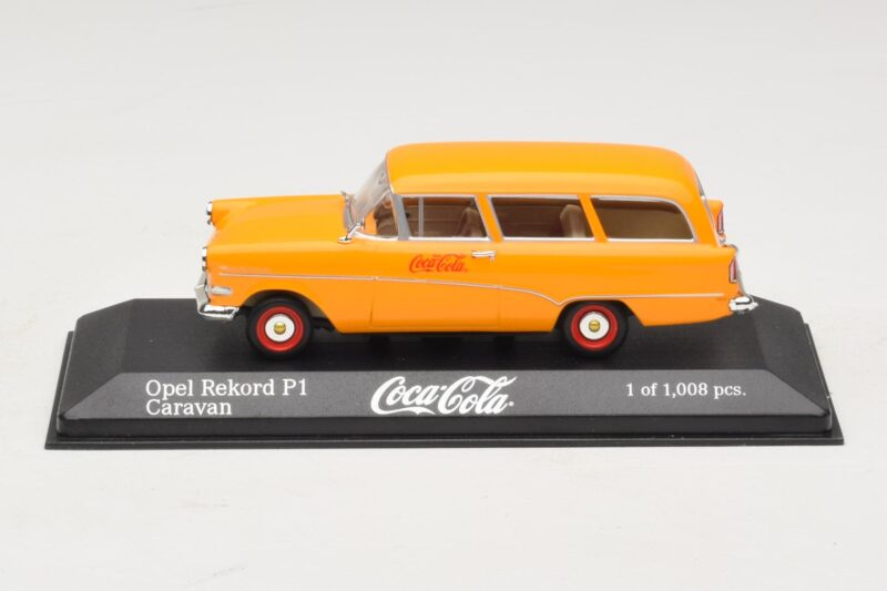 Opel Rekord P1 Caravan Coca-Cola Minichamps 1:43 Opel Rekord P1 Caravan Coca-Cola Minichamps 1:43 430043270 Metall