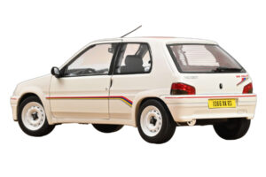 Peugeot 106 Rallye 1.3 Vit Norev 1:18 184920 Metall — bild 3 av 3