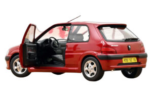 Peugeot 106 S16 Lucifer Red Norev 1:18 184921 Metall — bild 2 av 3