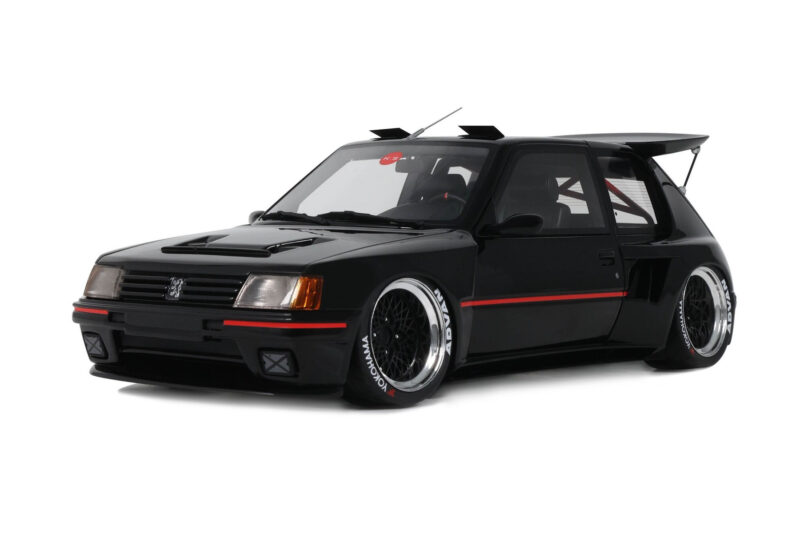 Peugeot 205 Khyzyl Saleem Svart Otto 1:18 Peugeot 205 Khyzyl Saleem Svart Otto 1:18 OT1257 Resin