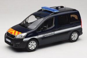 Peugeot Partner Gendarmerie Mörkblå Norev 1:18 184890 Metall
