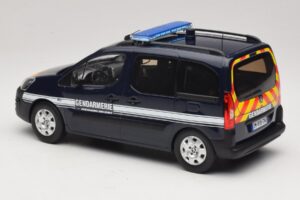 Peugeot Partner Gendarmerie Mörkblå Norev 1:18 184890 Metall — bild 5 av 6