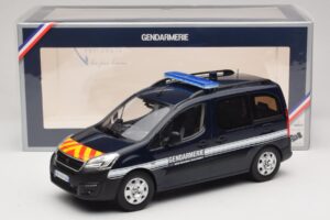 Peugeot Partner Gendarmerie Mörkblå Norev 1:18 184890 Metall — bild 6 av 6
