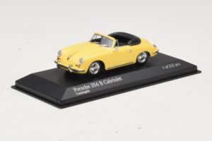 Porsche 356 B Cabriolet Gul Minichamps 1:43 400064334 Metall — bild 2 av 4