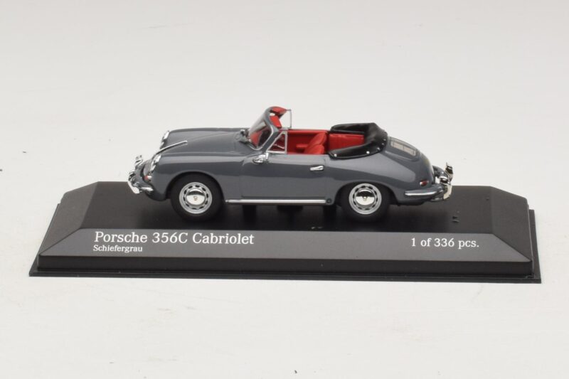 Porsche 356C Cabriolet Grå Minichamps 1:43 Porsche 356C Cabriolet Grå Minichamps 1:43 430062339 Metall