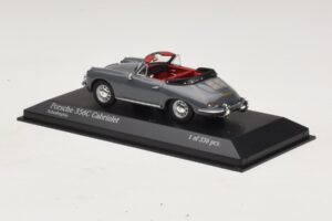 Porsche 356C Cabriolet Grå Minichamps 1:43 430062339 Metall — bild 3 av 4