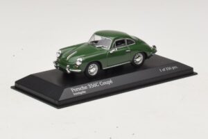 Porsche 356C Mörkgrön Minichamps 1:43 430062329 Metall — bild 2 av 4