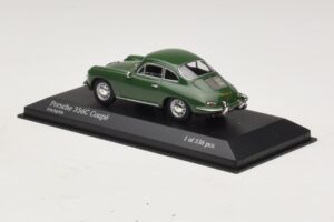 Porsche 356C Mörkgrön Minichamps 1:43 430062329 Metall — bild 3 av 4