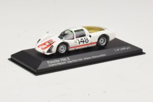 Porsche 906 K Scuderia Filipinetti #148 W. Mairesse / H. Muller Targa Florio Winners 1966 Minichamps 1:43 400666648 Metall — bild 2 av 4