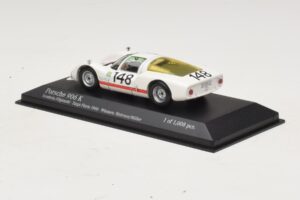 Porsche 906 K Scuderia Filipinetti #148 W. Mairesse / H. Muller Targa Florio Winners 1966 Minichamps 1:43 400666648 Metall — bild 3 av 4