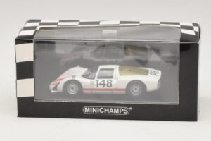 Porsche 906 K Scuderia Filipinetti #148 W. Mairesse / H. Muller Targa Florio Winners 1966 Minichamps 1:43 400666648 Metall — bild 4 av 4