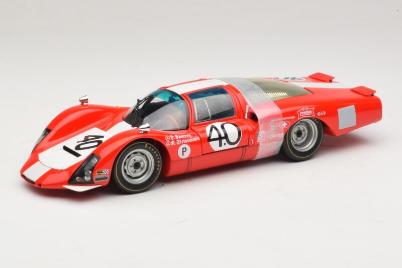 Porsche 906 LH Squadra Tartaruga #40 D. Spoerry / R. Steinemann 12 Hours of Sebring 1967 Minichamps 1:18 100676140 Metall