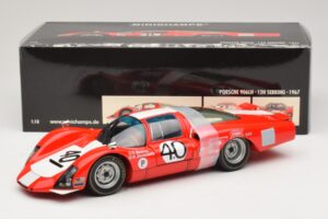 Porsche 906 LH Squadra Tartaruga #40 D. Spoerry / R. Steinemann 12 Hours of Sebring 1967 Minichamps 1:18 100676140 Metall — bild 8 av 8