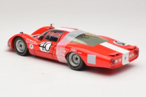 Porsche 906 LH Squadra Tartaruga #40 D. Spoerry / R. Steinemann 12 Hours of Sebring 1967 Minichamps 1:18 100676140 Metall — bild 7 av 8