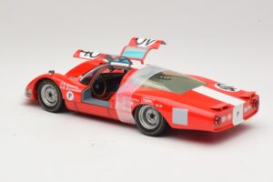 Porsche 906 LH Squadra Tartaruga #40 D. Spoerry / R. Steinemann 12 Hours of Sebring 1967 Minichamps 1:18 100676140 Metall — bild 5 av 8