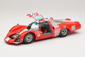 Porsche 906 LH Squadra Tartaruga #40 D. Spoerry / R. Steinemann 12 Hours of Sebring 1967 Minichamps 1:18 100676140 Metall — bild 2 av 8
