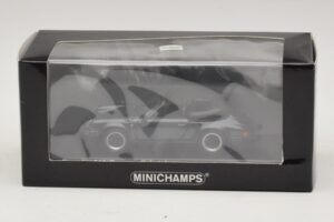 Porsche 911 930 Carrera Cabriolet Grå Metallic Minichamps 1:43 430062037 Metall — bild 4 av 4