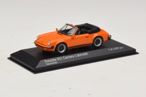 Porsche 911 930 Carrera Cabriolet Orange Minichamps 1:43 430062038 Metall — bild 2 av 4