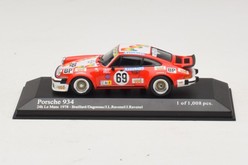 Porsche 911 934 #69 Braillard / Dagoreau 24 Hours of Le Mans 1978 Minichamps 1:43 Porsche 911 934 #69 Braillard / Dagoreau 24 Hours of Le Mans 1978 Minichamps 1:43 400786469 Metall