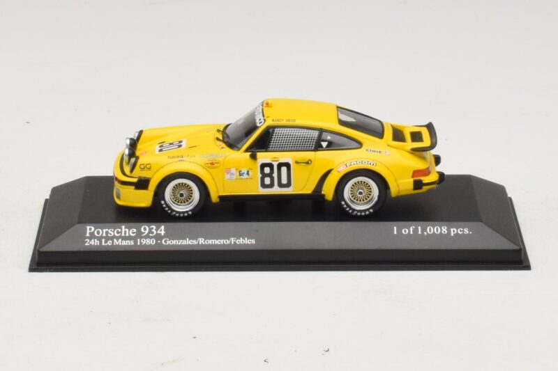 Porsche 911 934 #80 Gonzalez / Romero 24 Hours of Le Mans 1980 Minichamps 1:43 Porsche 911 934 #80 Gonzalez / Romero 24 Hours of Le Mans 1980 Minichamps 1:43 400806480 Metall