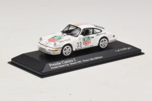 Porsche 911 964 Carrera 2 #33 M. Hakkinen Monaco Carrera Cup Winner 1993 Minichamps 1:43 430936033 Metall — bild 2 av 4
