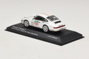Porsche 911 964 Carrera 2 #33 M. Hakkinen Monaco Carrera Cup Winner 1993 Minichamps 1:43 430936033 Metall — bild 3 av 4