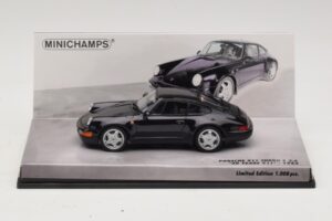 Porsche 911 964 Turbo S 3.6 30-Årsjubileum Svart Minichamps 1:43 436069171 Metall