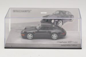 Porsche 911 964 Turbo S 3.6 30-Årsjubileum Svart Minichamps 1:43 436069171 Metall — bild 4 av 5