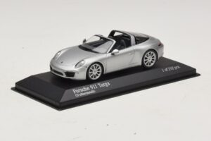 Porsche 911 991 Targa Silver Minichamps 1:43 410062442 Metall — bild 2 av 4