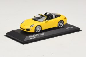 Porsche 911 991 Targa Gul Minichamps 1:43 410062441 Metall — bild 2 av 4