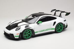 Porsche 911 992 GT3 RS Tribute to Carrera RS Vit Python Green Norev 1:12 127535 Metall