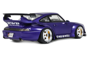 Porsche 911 993 RWB Son Goku Purple GT Spirit 1:18 GT571 Resin — bild 2 av 5