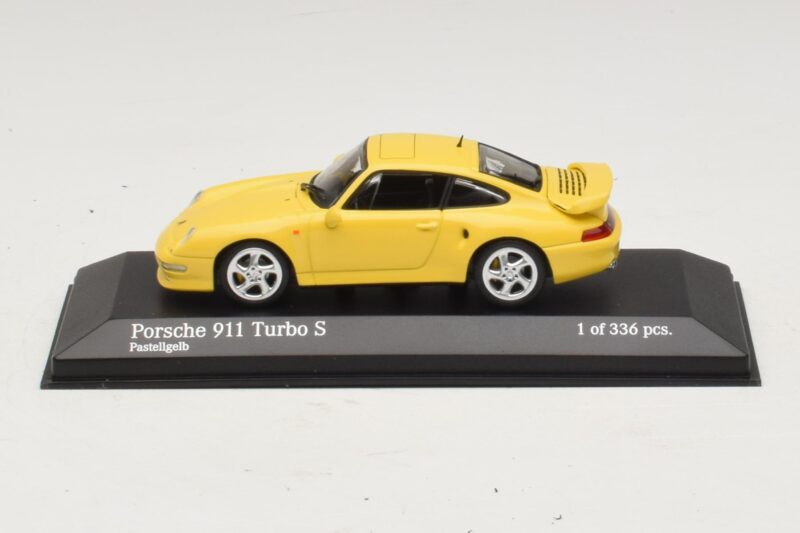 Porsche 911 993 Turbo S Gul Minichamps 1:43 Porsche 911 993 Turbo S Gul Minichamps 1:43 430069270 Metall